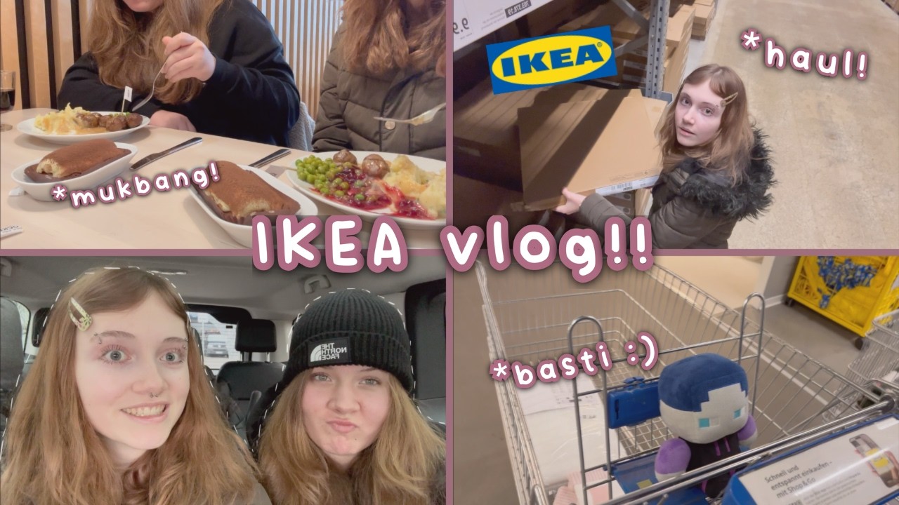 Sophie's erstes mal bei IKEA!! mukbang & haul!