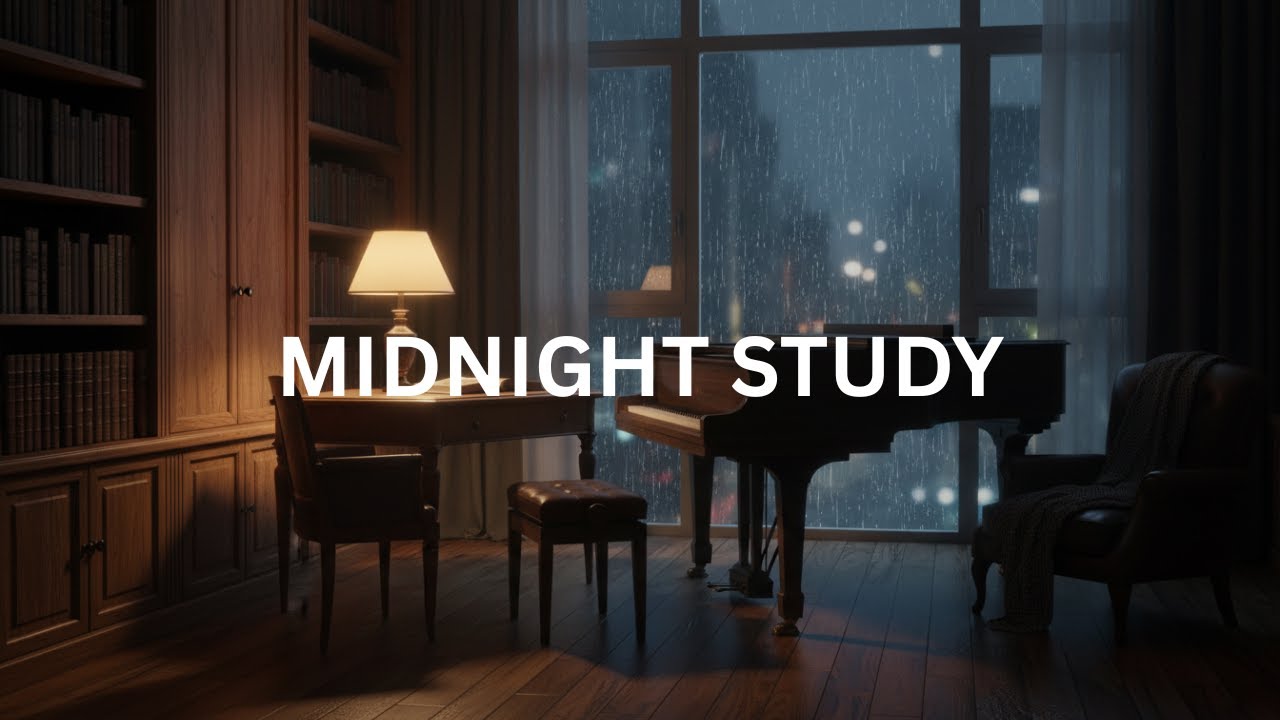Midnight Study – Solo Piano Music for Deep Focus, Studying & Late-Night Work