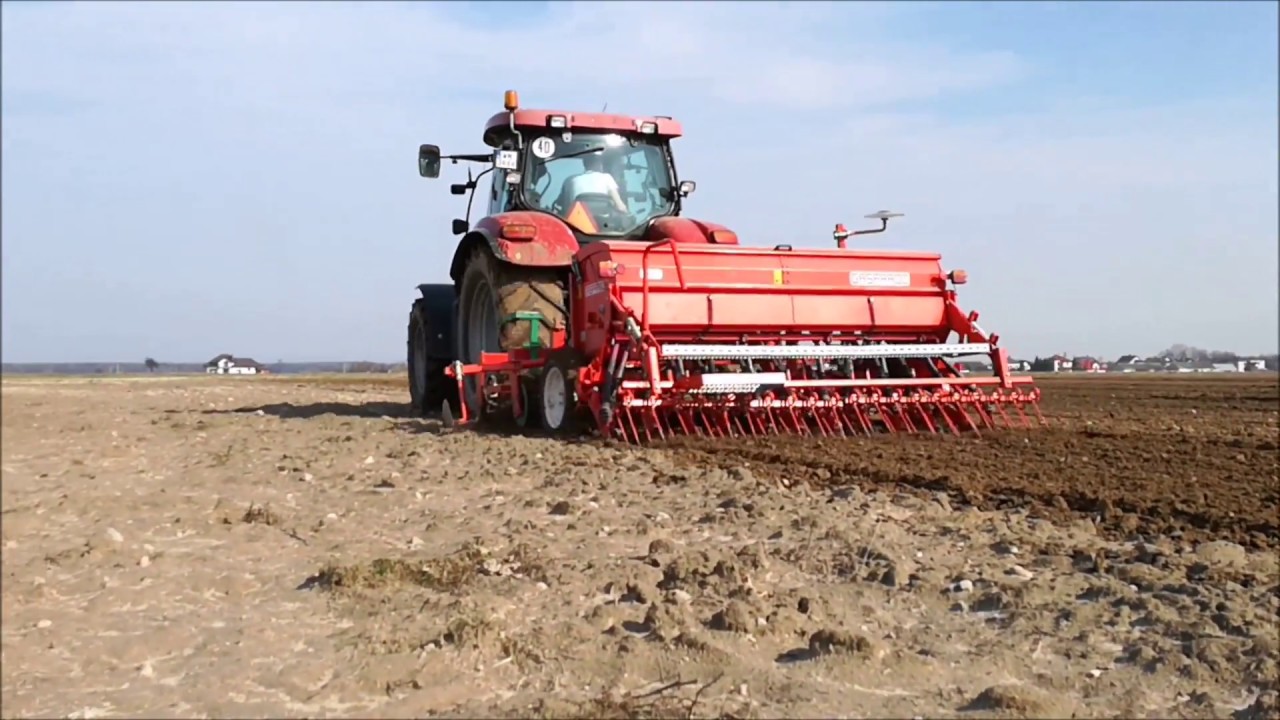 Wiosenny siew Case Maxxum 125