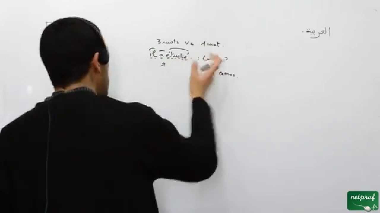001 Langue arabe, introduction 1