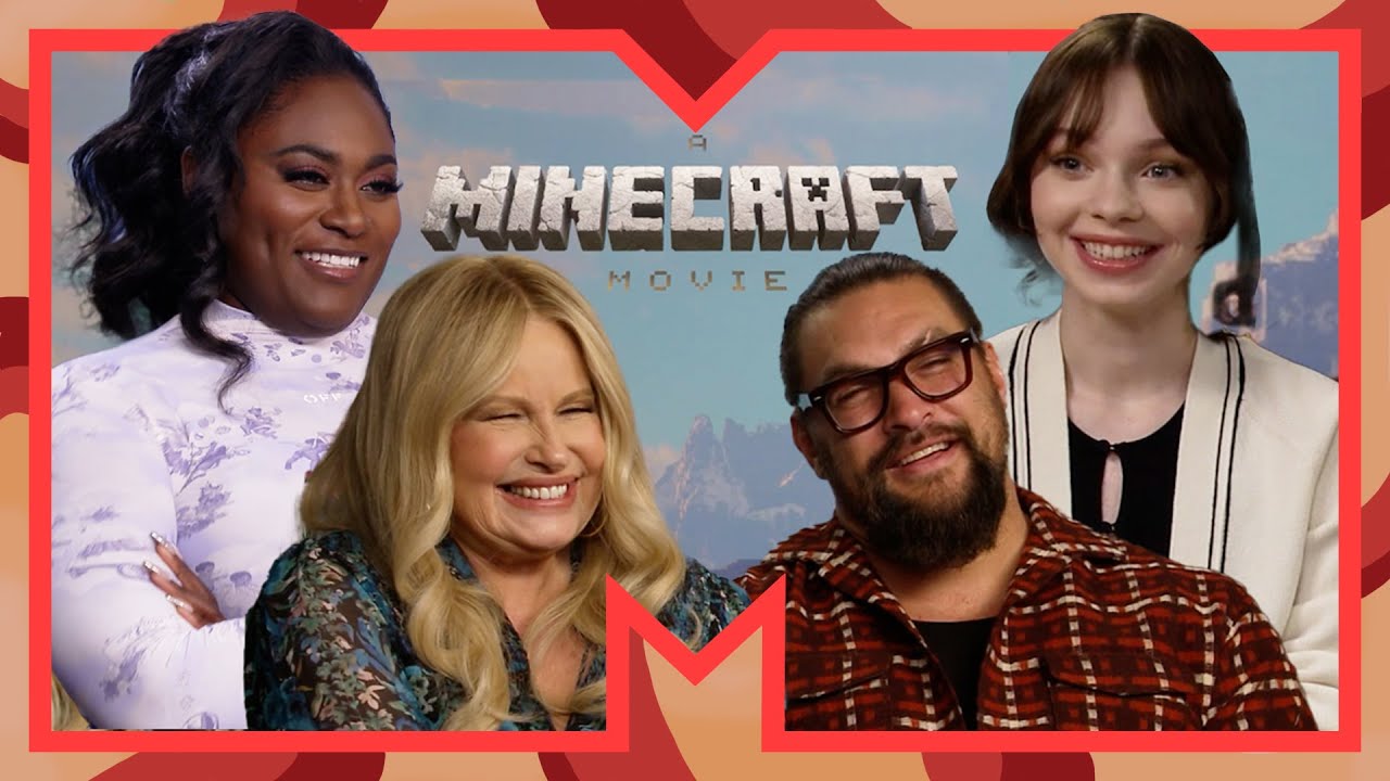 “I Thought He Was Making A Move On Me!” 😂 A Minecraft Movie Cast Play MTV Yearbook | MTV Movies