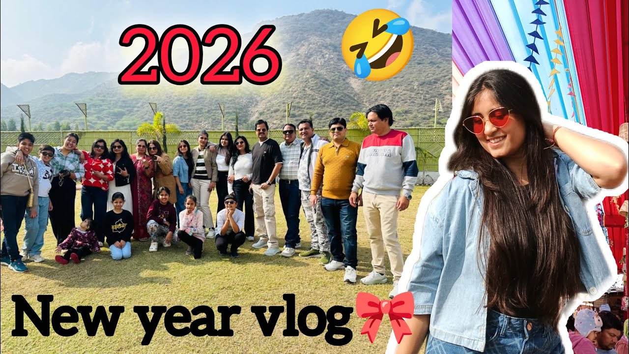 🫶🏻New year vlog 🎀 with friends and family ..full masti in pushkar...😂...new year 2026 coming up...🤍