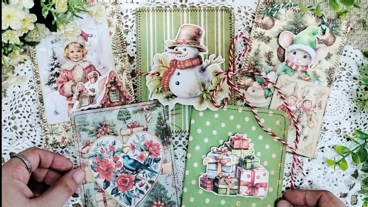 5 Ways To Use Fussy Cuts In Making Journal Cards | #Christmascraftoff23 Day 27