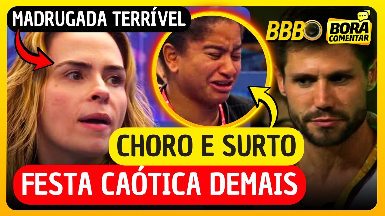 🔥BBB26: FESTA do CAOS! Milena SURT4 e CHORA; Ana Paula se IRRITA e DISCUTE com Jonas! Resumo #BBB26