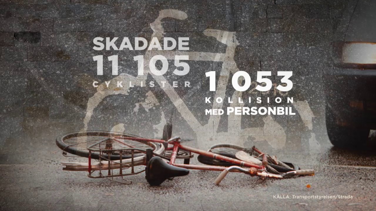 Aggressiva bilister fara f&ouml;r cyklister - Nyheterna (TV4)