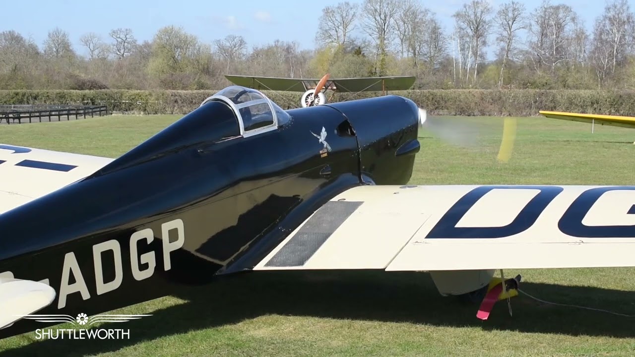 Miles Hawk Speed Six Full Engine Run