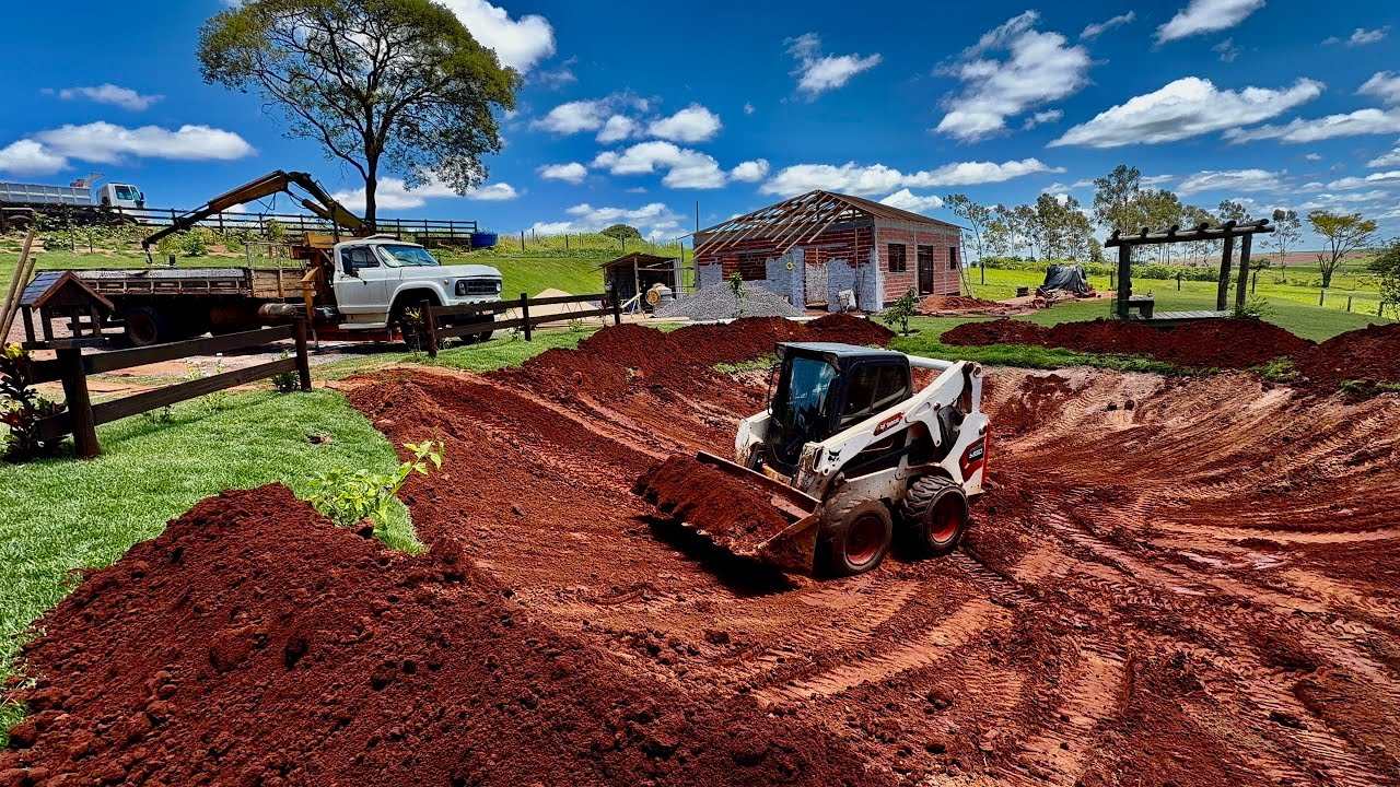 Dia de muito trabalho aqui no rancho simplão ￼refazendo algumas coisas…