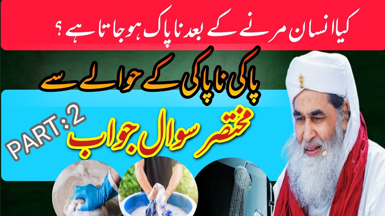 Islamic Question Answer || Paki Napaki Ke Awale Se Sawal Jawab | Maulana ilyas qadri |Madni channel