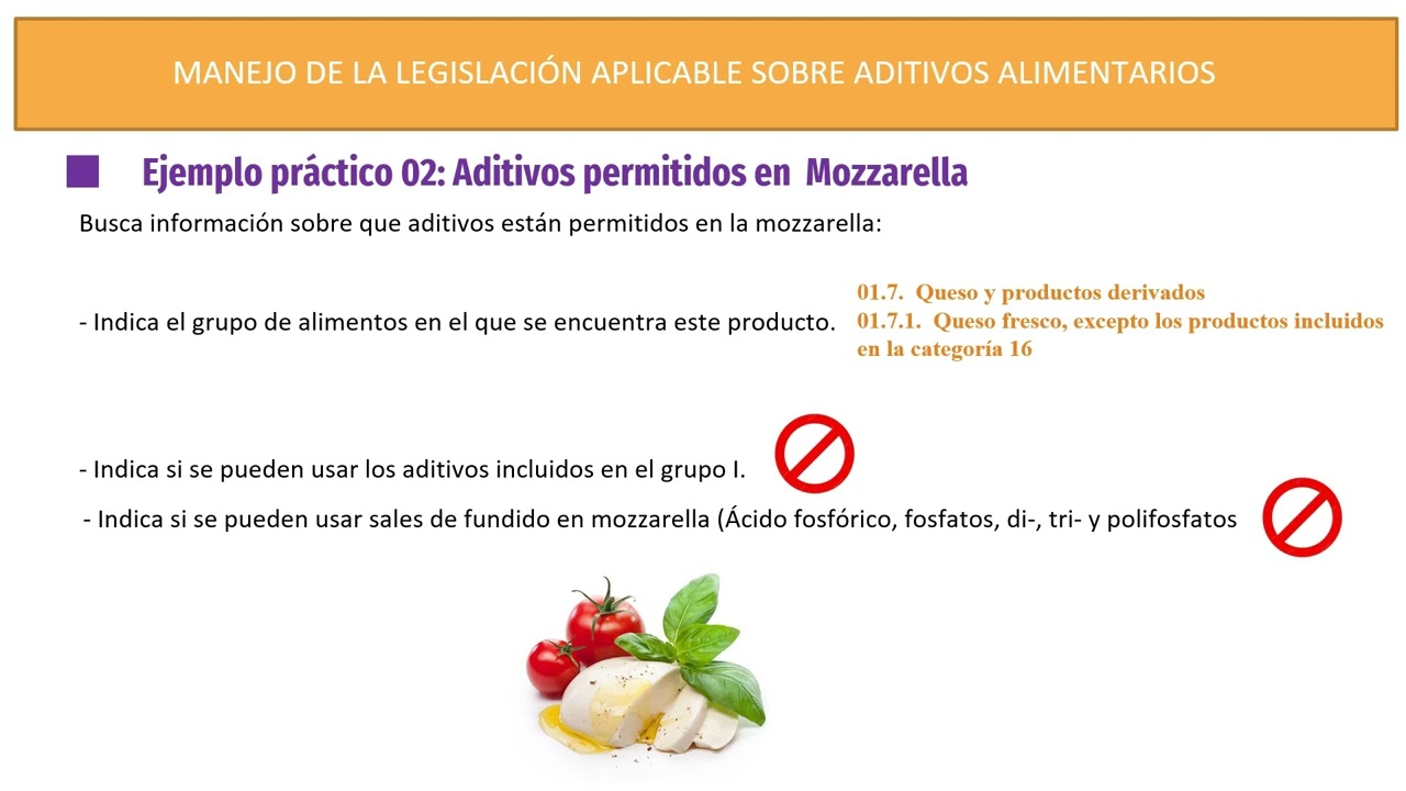 Aditivos Alimentarios: ejemplos prácticos |  | UPV