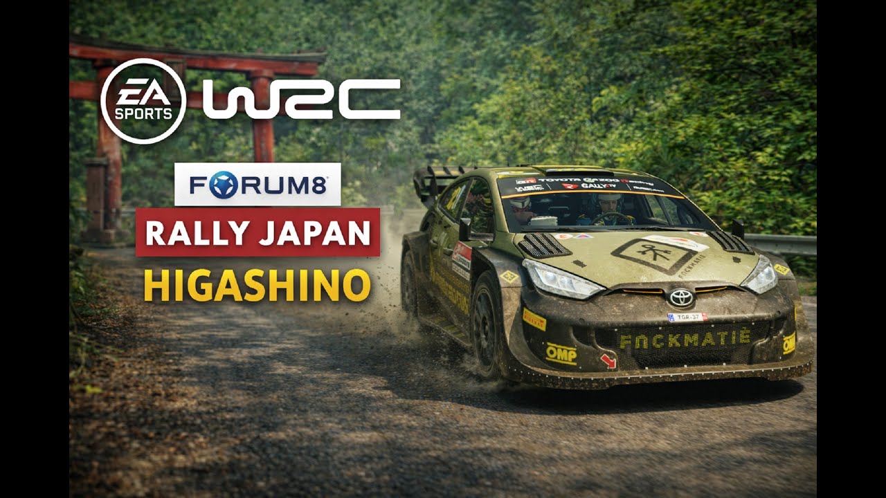 #18 EA Sports WRC Moments Forum8 Rally Japan Lorenzo Bertelli´s Mission Higashino Toyota Yaris WRC