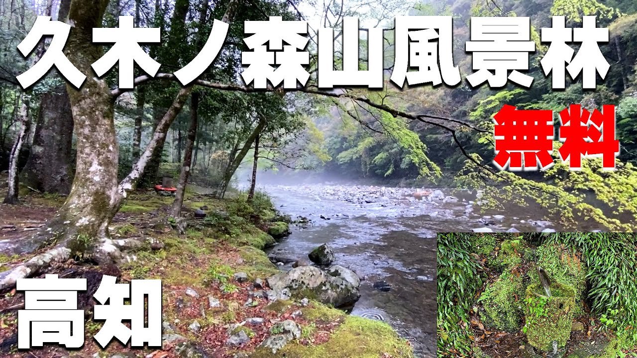 【久木ノ森山風景林】高知県の無料キャンプ場を紹介。