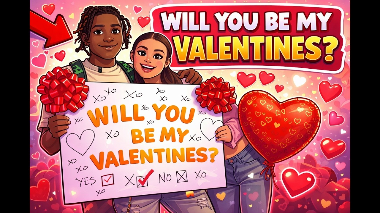 I ASKED HER TO BE MY VALENTINES???!!!