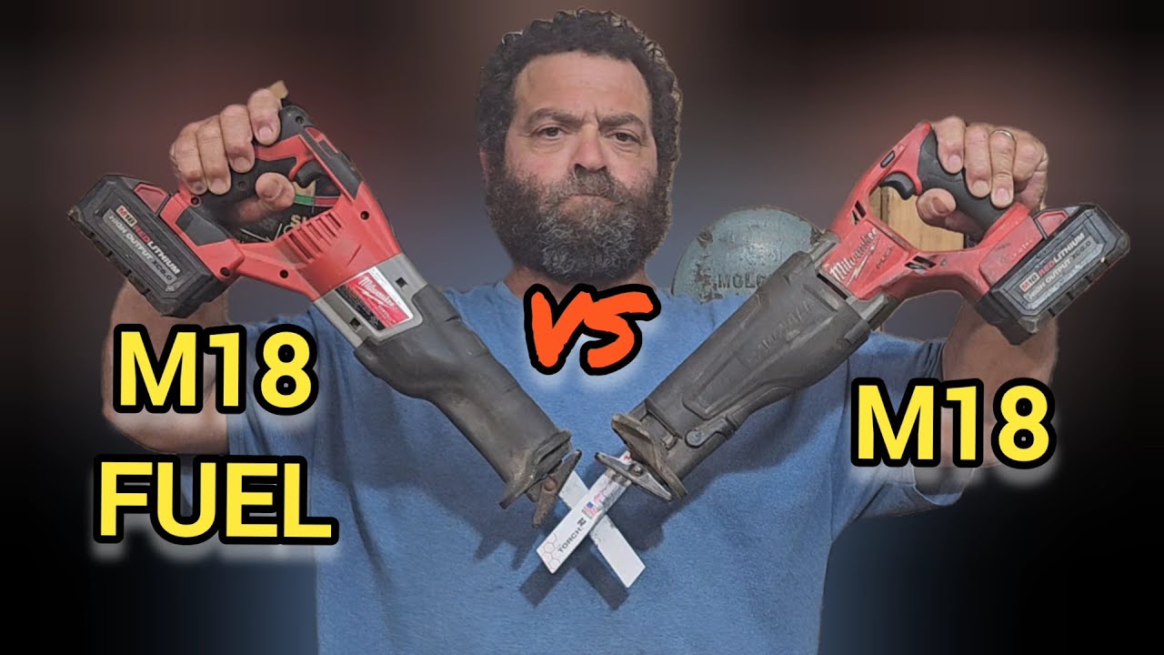 Heat is where Fuel really wins. M18 Fuel vs M18 Milwaukee sawzall. Wood & steel cuts.