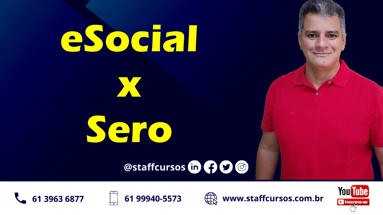 eSocial x Sero #esocial #staffcursos #obra #cno #sero #trabalho