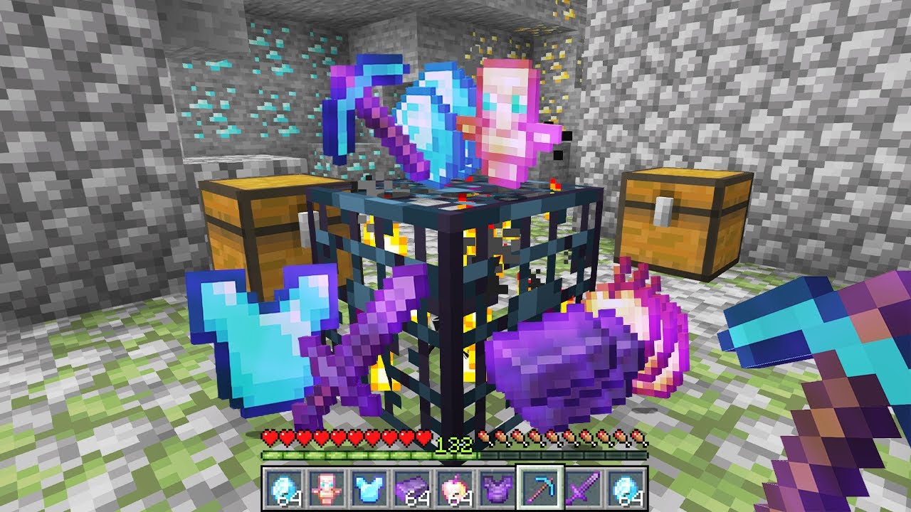 Minecraft UHC but with an infinite item spawner...