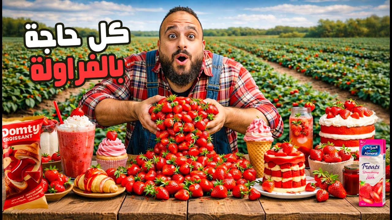 جربت كل حاجة بالفراولة 🍓