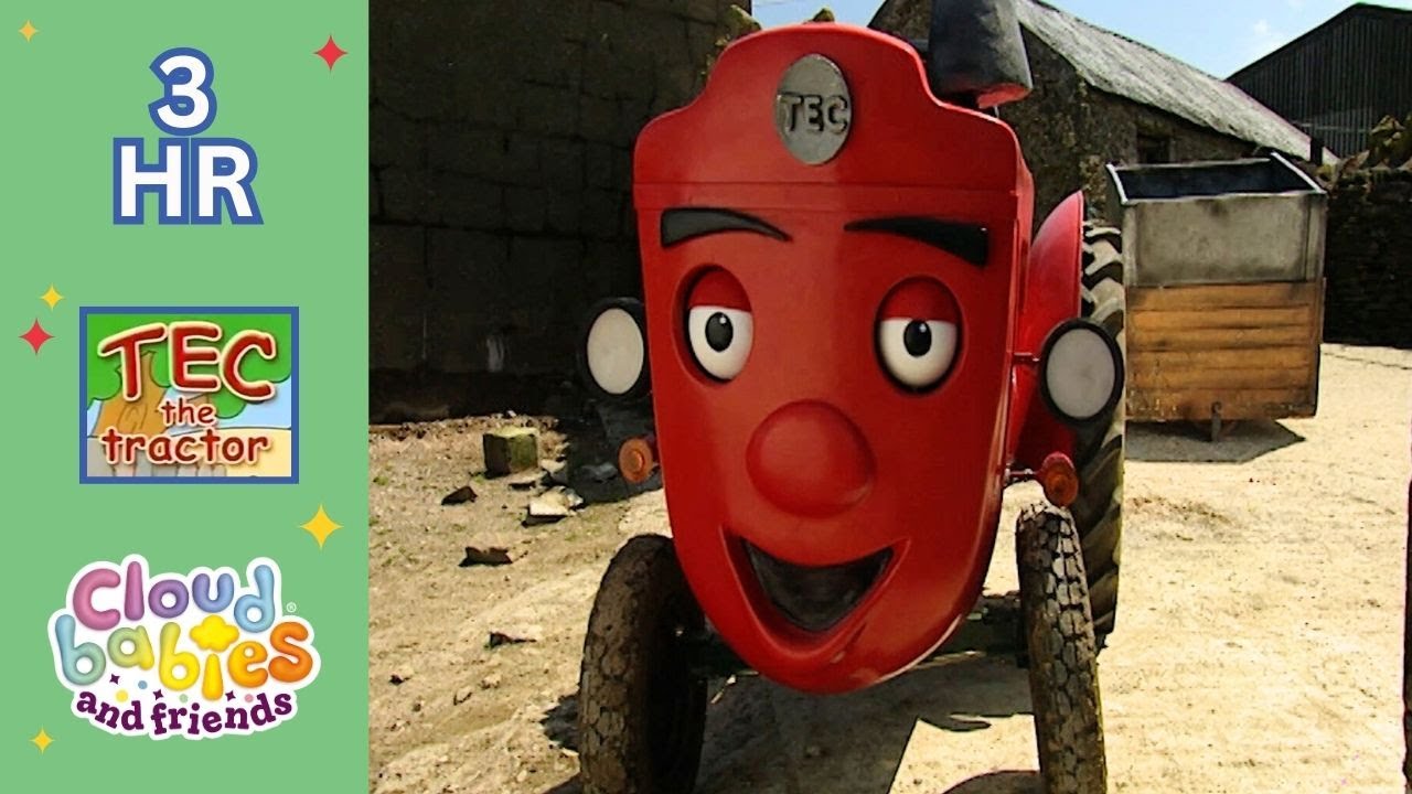 🚜 Tec the Tractor | CONCRETING & More | 3 Hour Construction Compilation