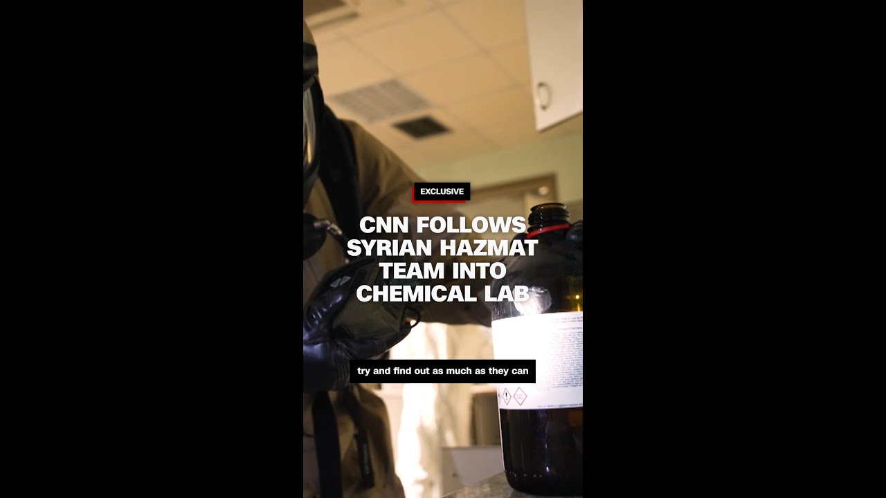 Syrian hazmat team shows CNN inside of what appears to be a former chemical lab