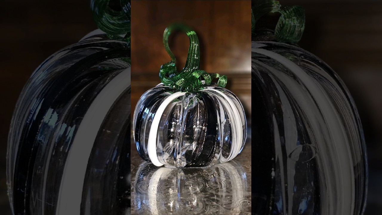 Beetlejuice Inspired Glass Pumpkin Will you say it 3 times challenge #halloween