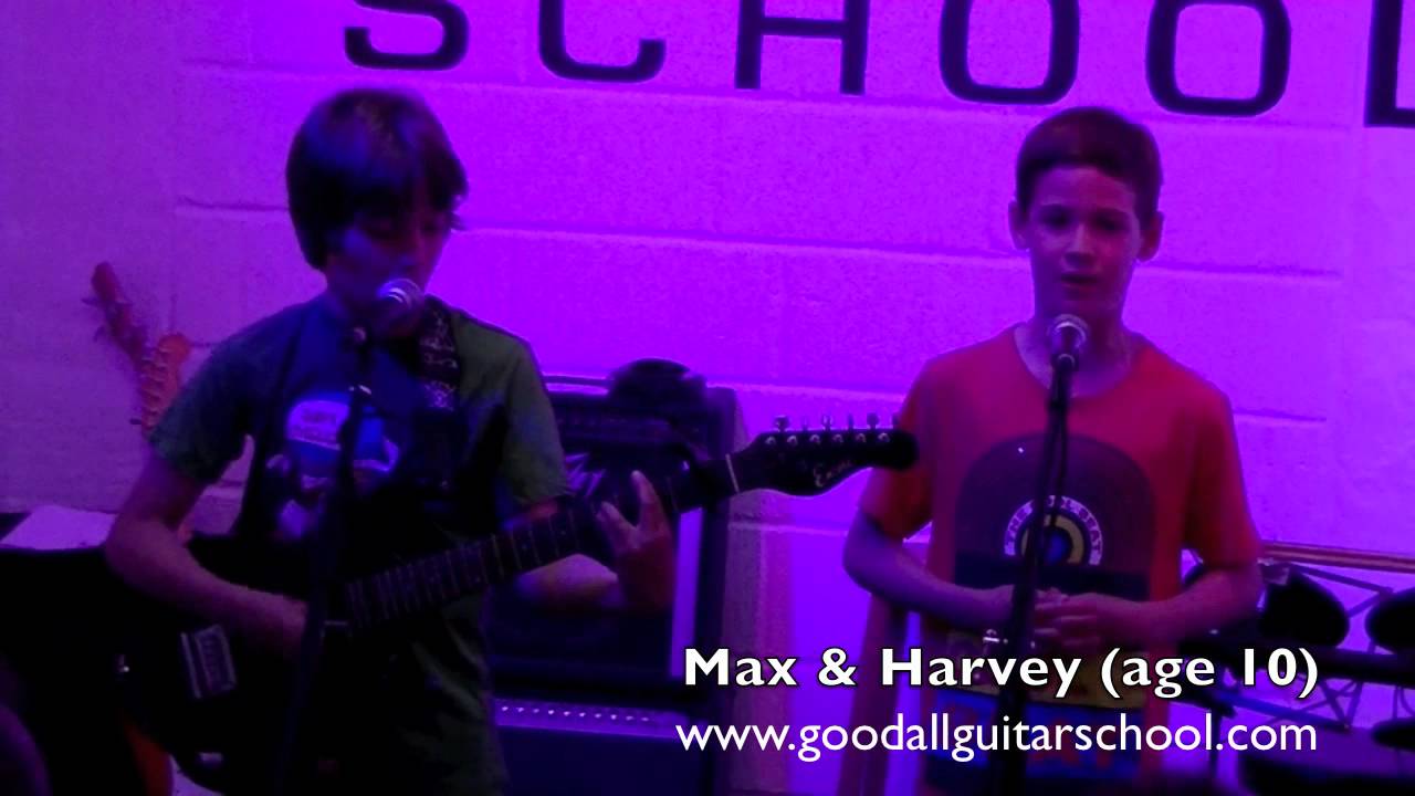 Max & Harvey Mills - Goodall Guitar School Open Mic 14th June 2013