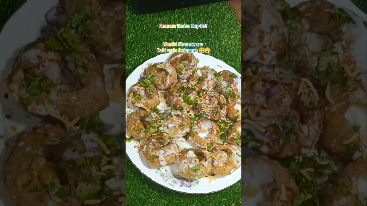 Meethi Chutney aur Dahi wale Golgappe!😋🤤 | Ramzan Series Day-23! | 