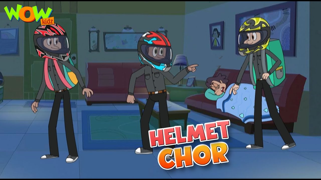Helmet Chor | Titoo Full Episode | Funny Animated Videos For Kids | Wow Kidz