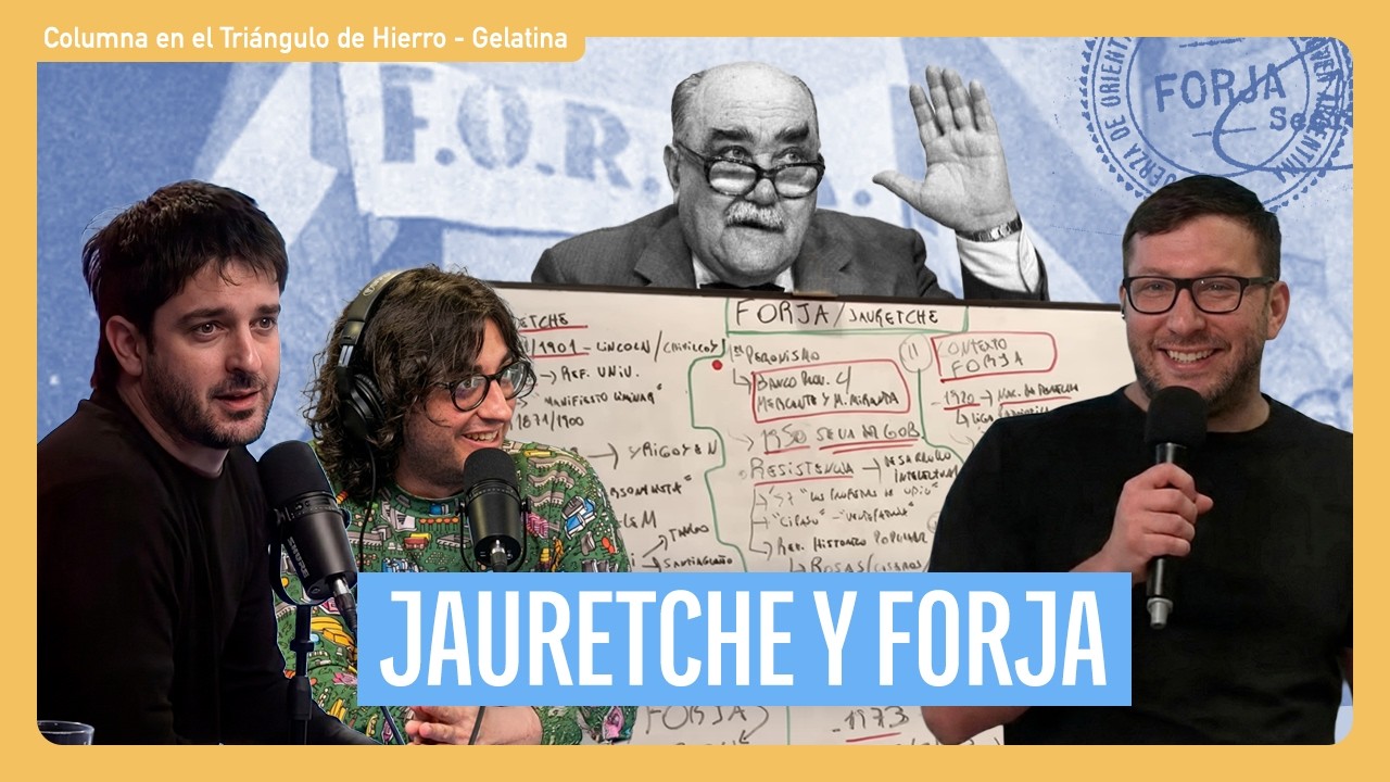 ARTURO JAURETCHE Y FORJA - Pizarra de Fede Mochi con CABARET VOLTAIRE