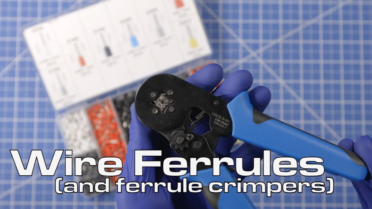 Wire Ferrule and Crimper Basics - put a perfect end on stranded wire