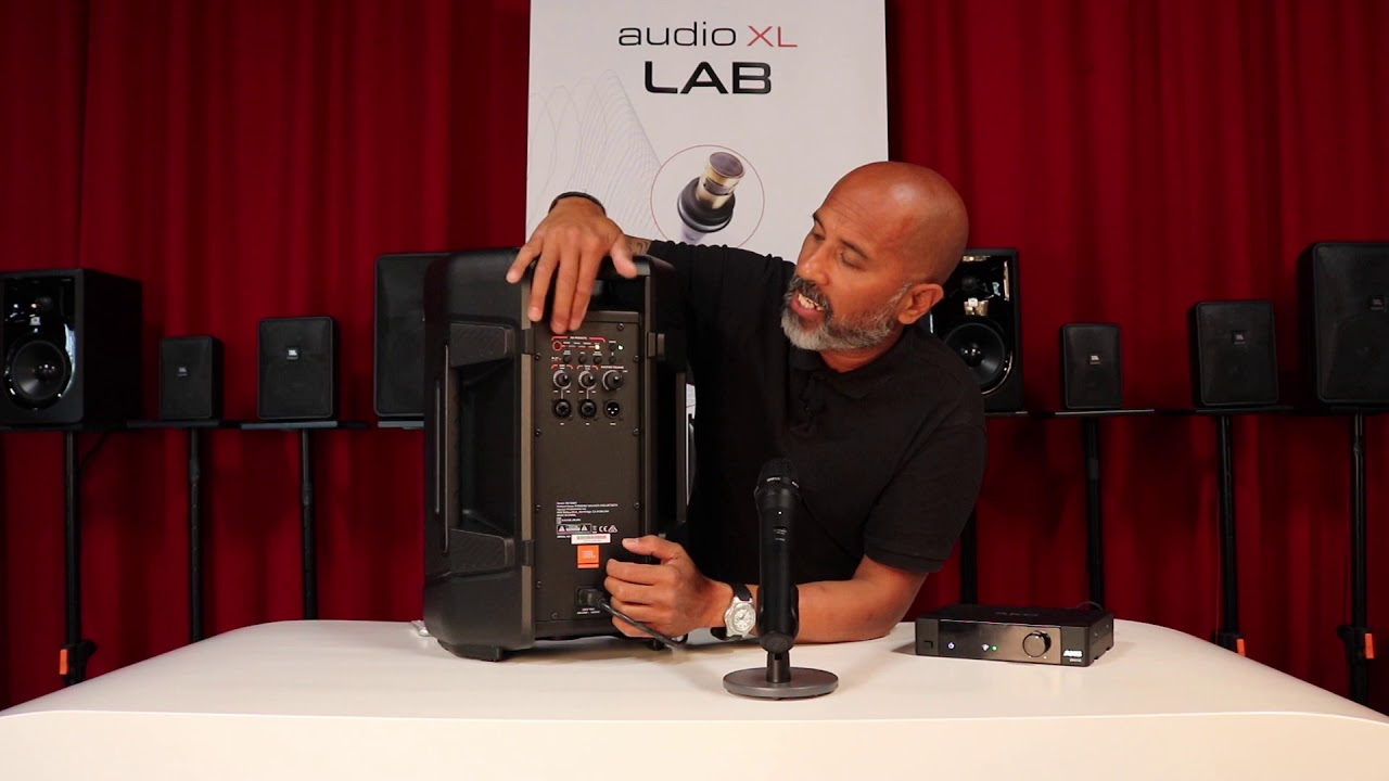 AKG DMS 100 & JBL IRX 108 BT #audioxlLabVlog