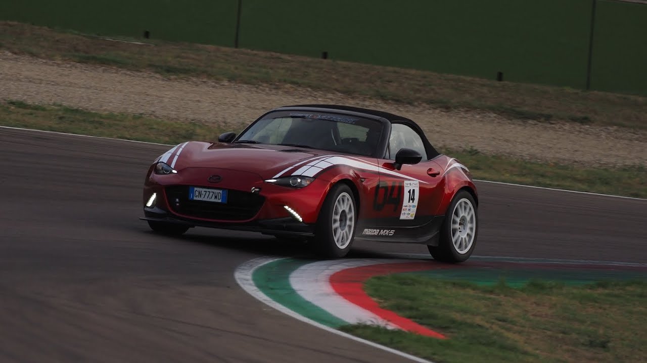 Imola circuit on board Best lap 2.15.5 prima volta con Mazda MX-5 ND data 22/10/2023
