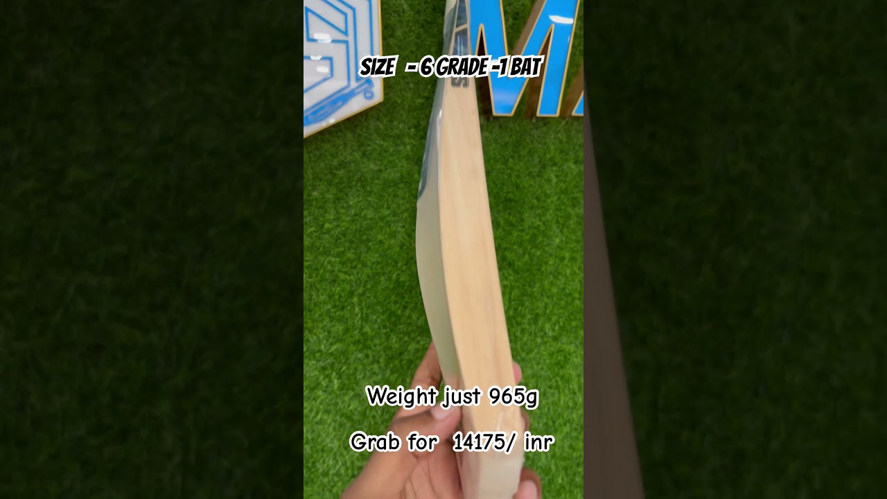 SF Camo Premium 15000 Grade 1 bat in size 6 || 8210145916 || 10 straight grains || #cricket #shorts