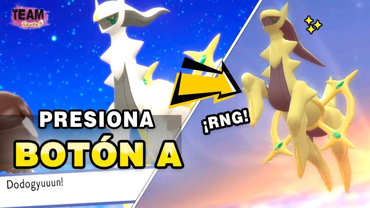 ✨Cómo FORZAR ARCEUS SHINY en Pokémon Diamante Brillante y Perla Reluciente (RNG)