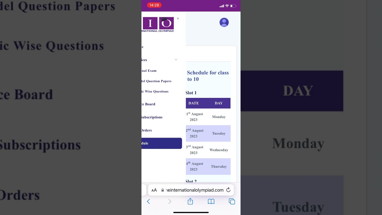 How to register for Olympiad exam ?