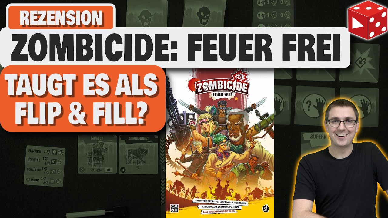 Zombicide: Feuer Frei - Was taugt das Zombicide Flip & Fill Spiel?