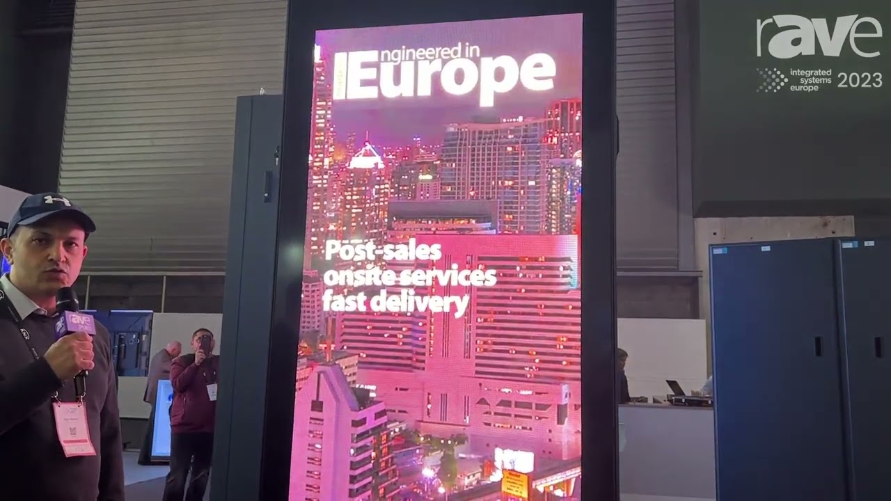 ISE 2023: LEDECA Shows Off 6000-Nit dvLED Totem Digital Signage Display for Digital-out-of-Home