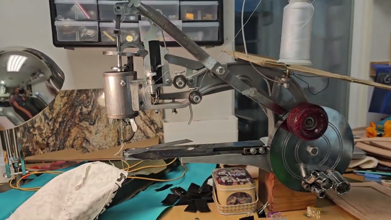 Robin RC-32-1A Shoe sewing machine upgrades (a.k.a. Chinese shoe patcher machine)