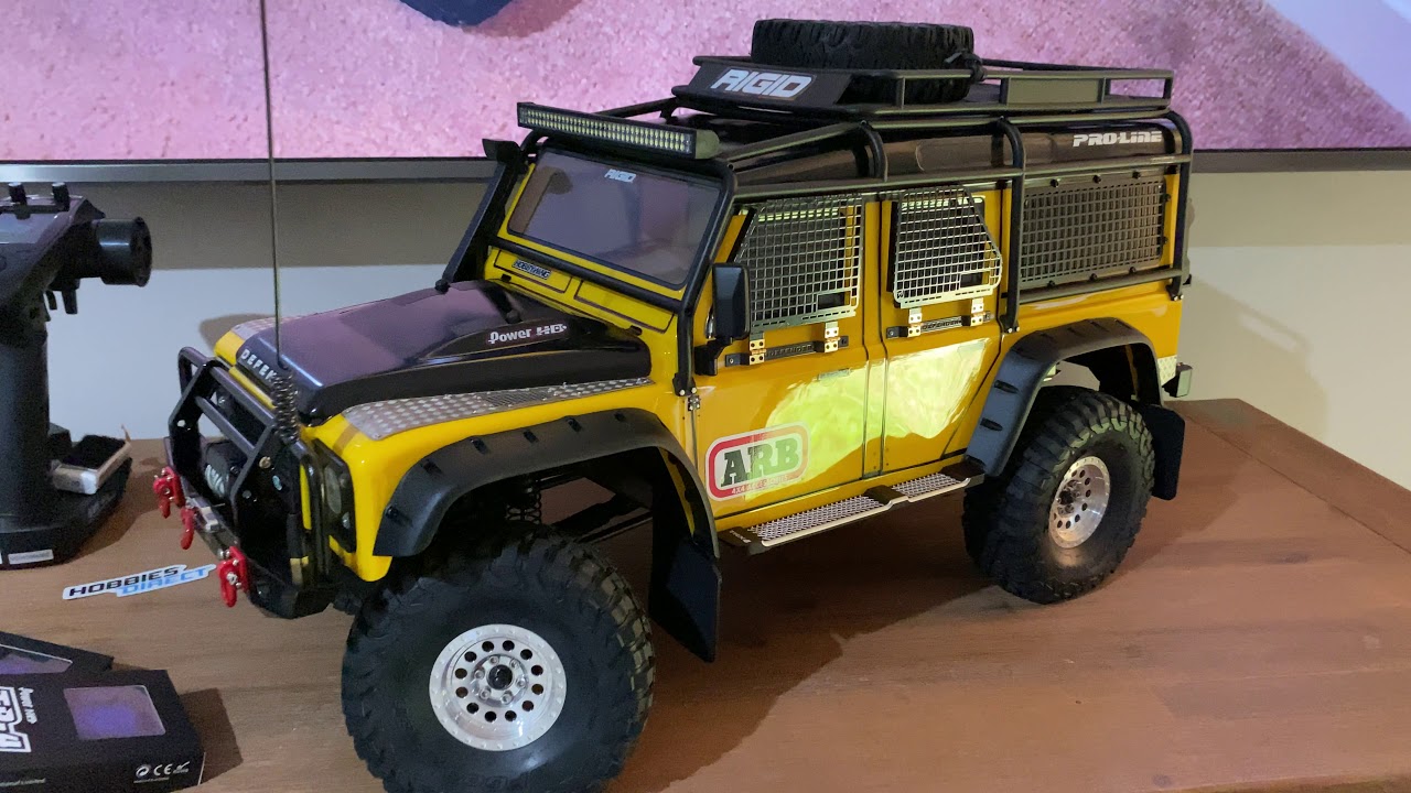 My first rock crawler traxxas trx4 defender more upgrades