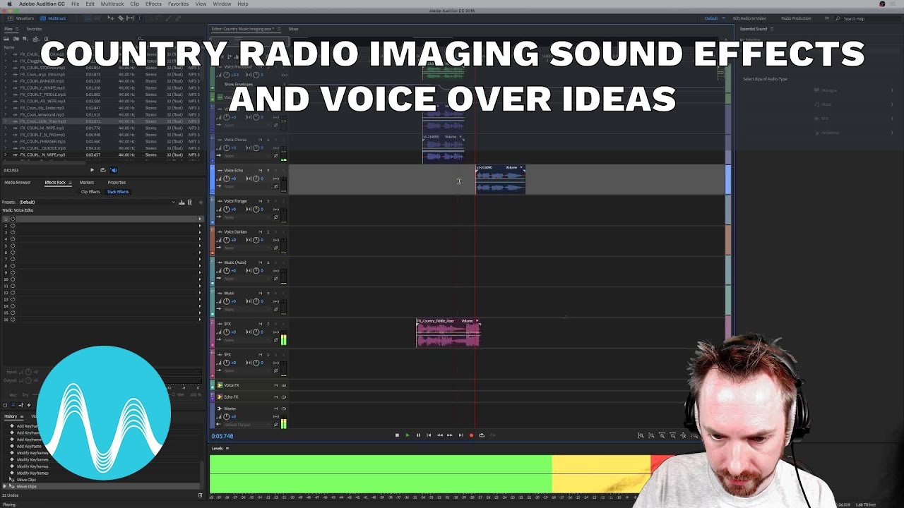 Country Radio Imaging Sound Effects and Voice Over Ideas