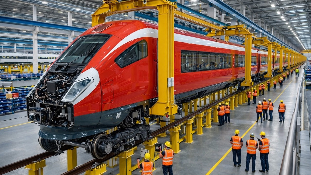 How High-Speed Trains Are Made Today: Inside the Modern Factory