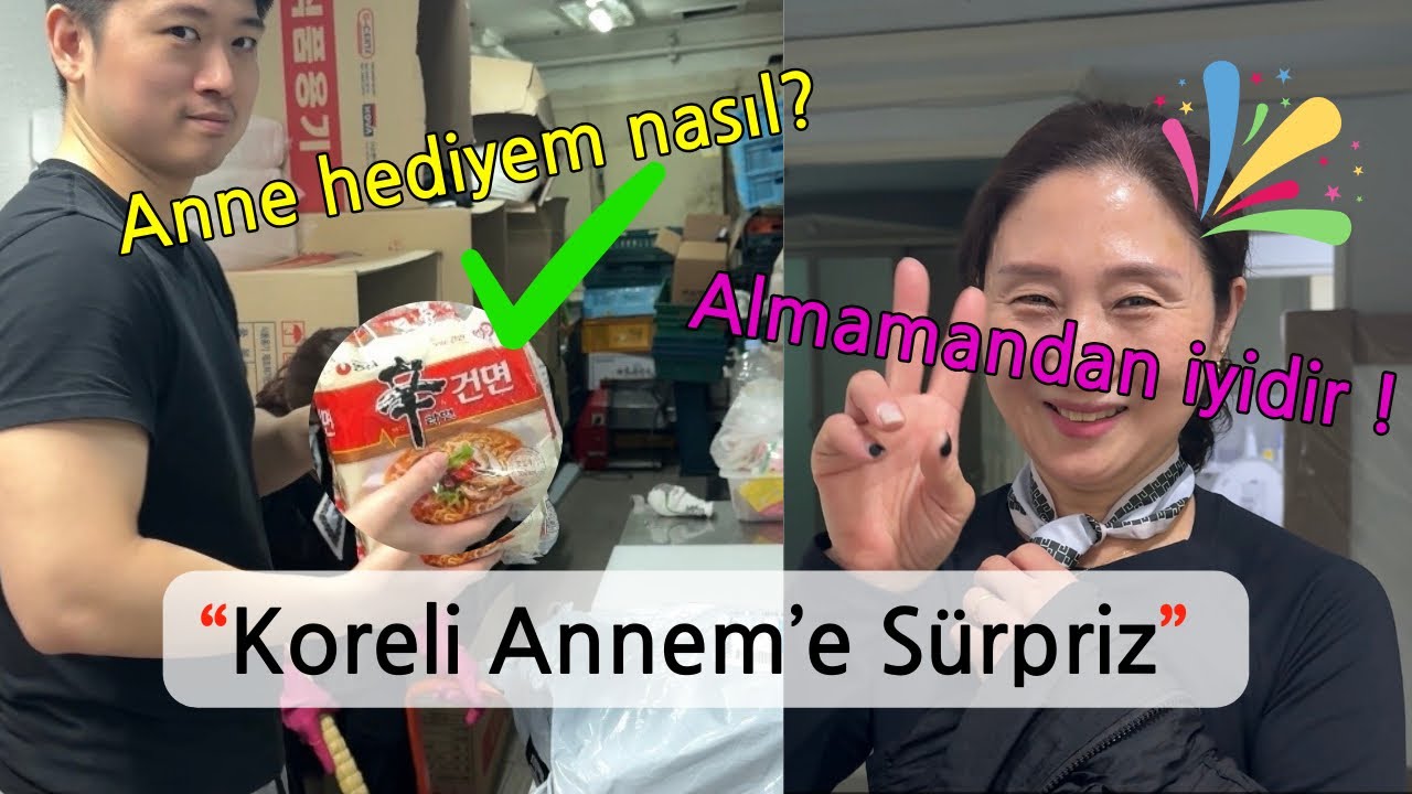 Koreli Kayınvalideme Eşimle Sürprizimiz