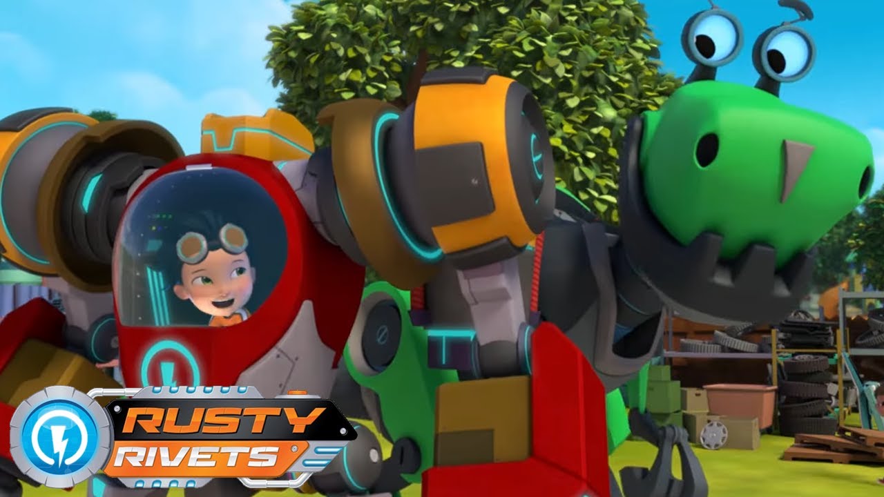 Invisible Mech Suit! | Rusty Rivets | Cartoons for Kids