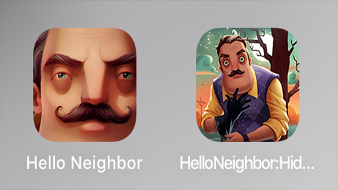 Hello Neighbor and Hello Neighbor Hide And Seek | Full Games | Android, iOS
