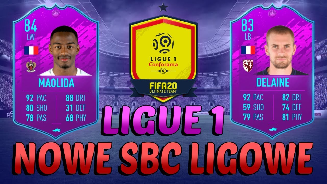 NOWE SBC LIGOWE LIGUE 1 | JAK TANIO ROBIĆ SBC LIGOWE | FIFA 20