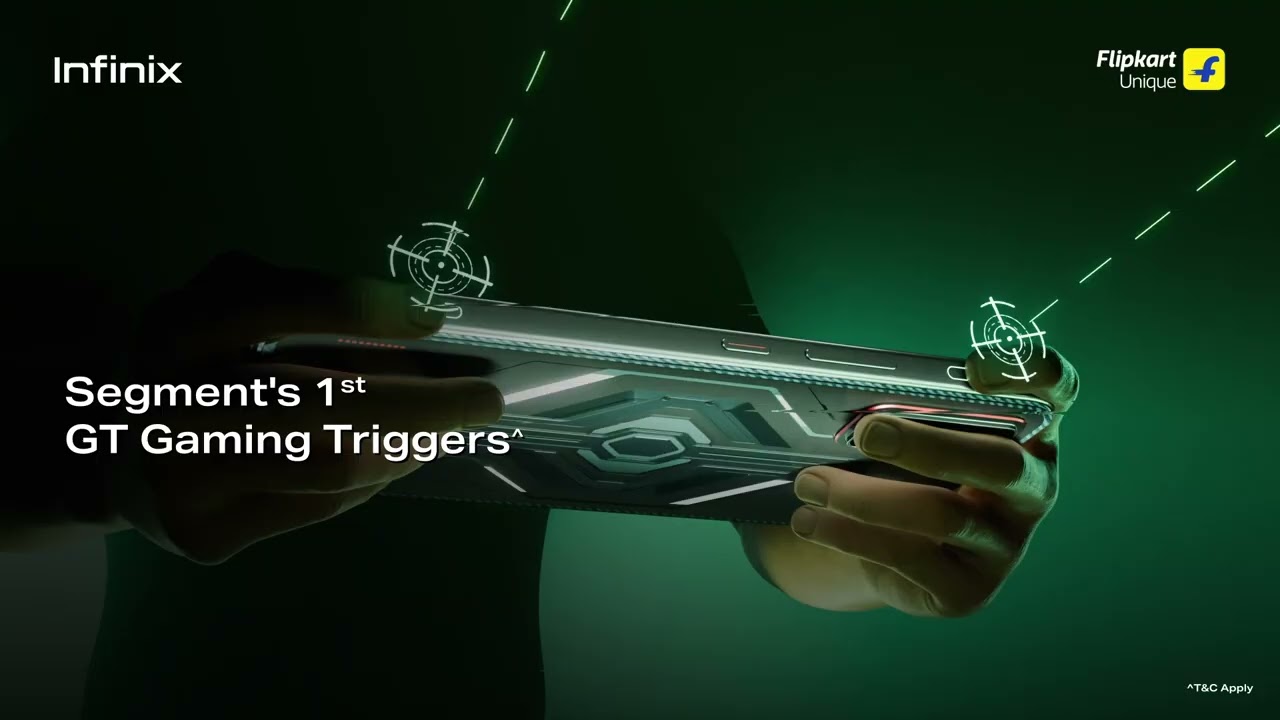 Infinix GT 30 5G | Customizable LED Lights, GT Gaming Triggers | At just ₹17,999* | Sale 14th Aug