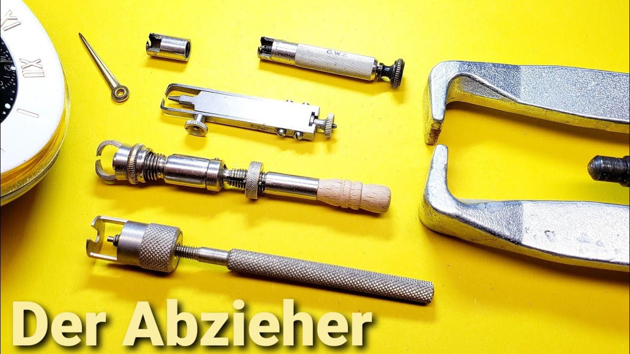 Uhrmacherwerkzeug erklärt - Der Abzieher
