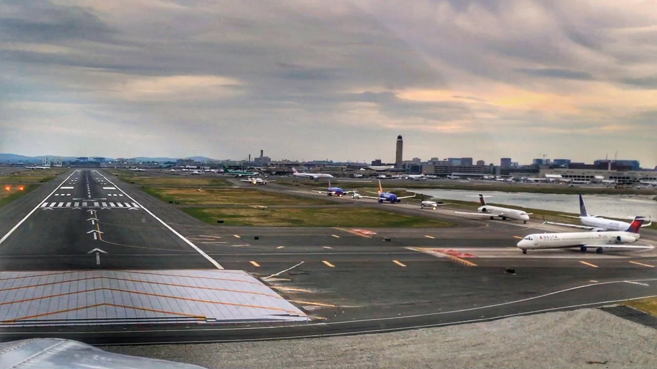 Landing at a Busy Class Bravo Airport - Flight VLOG #1 - Boston Logan