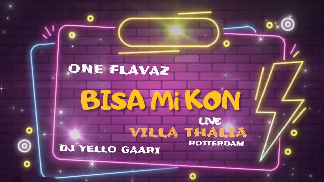 ONE FLAVAZ👑 🎶LIVE ADJATAY🎤👑( BISA MI KON )LIVE🔥VILLA THALIA 💃🍹ROTTERDAM❤️🇳🇱 2K24🎶DJ YELLO GAARI🔥