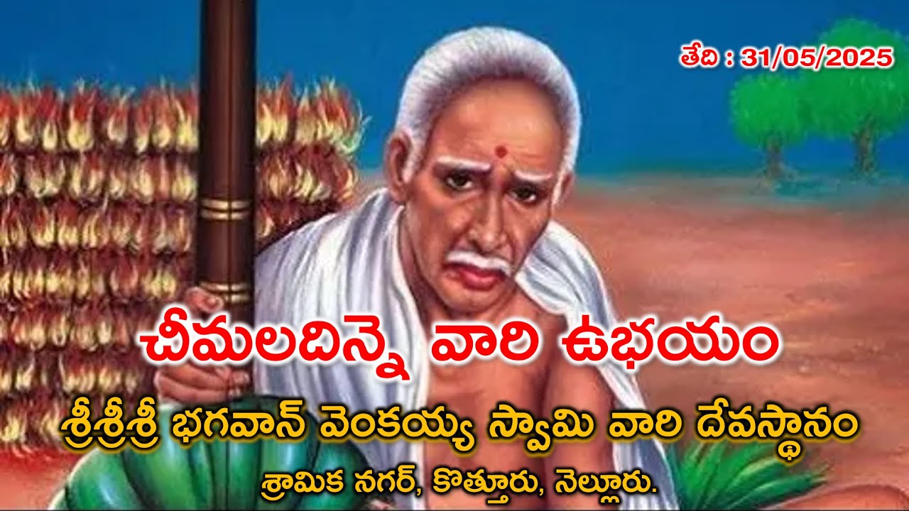 చీమలదిన్నె వారి ఉభయం |  Sramika Nagar Venkaiah Swamy Temple | Venkayya Swamy Nellore |