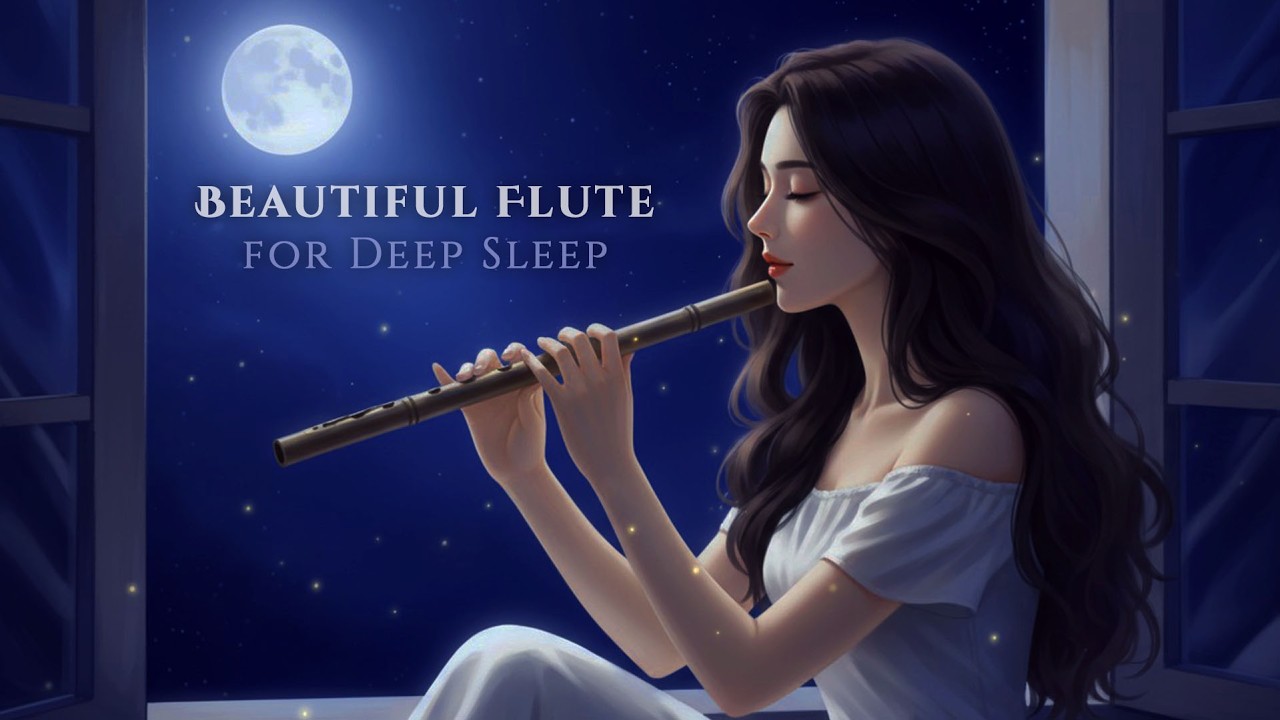 Tonight You Sleep Deep 💤 Beautiful Soft Flute Sounds for Total Relaxation and Peace