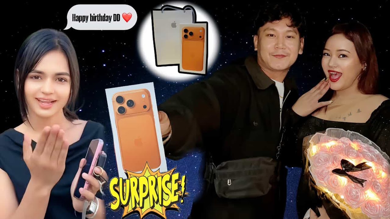 iPhone 17 Pro Max wala Birthday Vlog 🎂 🎁 | @thisissharmy  BIG SURPRISE 🎉 ON HER BIRTHDAY